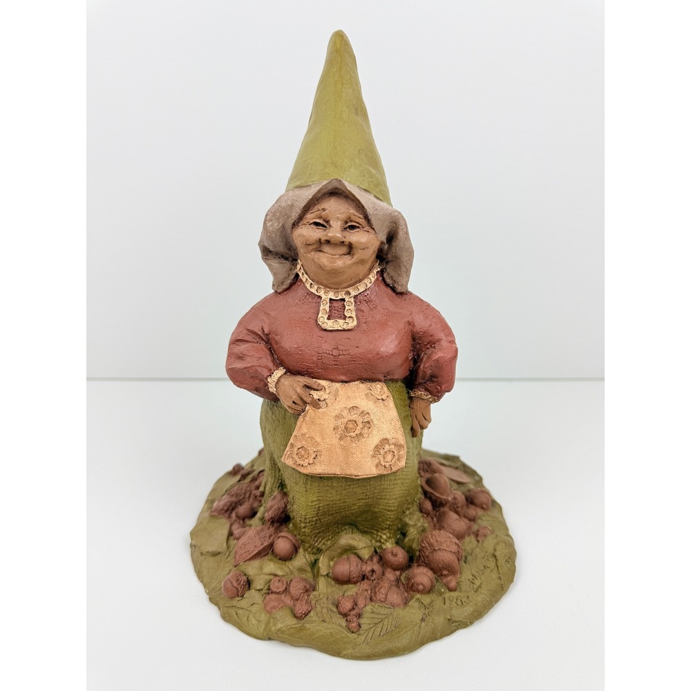 Tom Clark Gnome Mom Figurine Cairn Studio Signed 1983 Vintage Collectible 10.5"